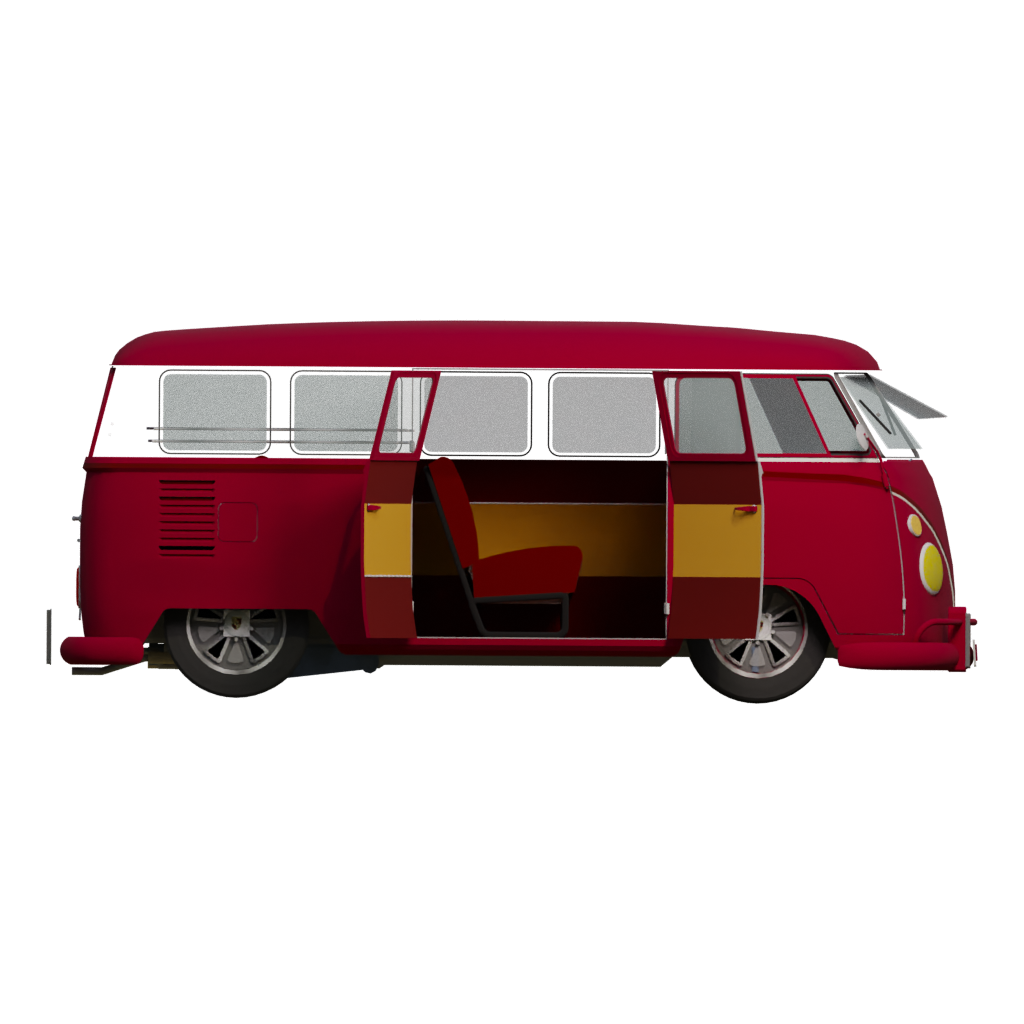 Back view of the Combi Geometry 3D model