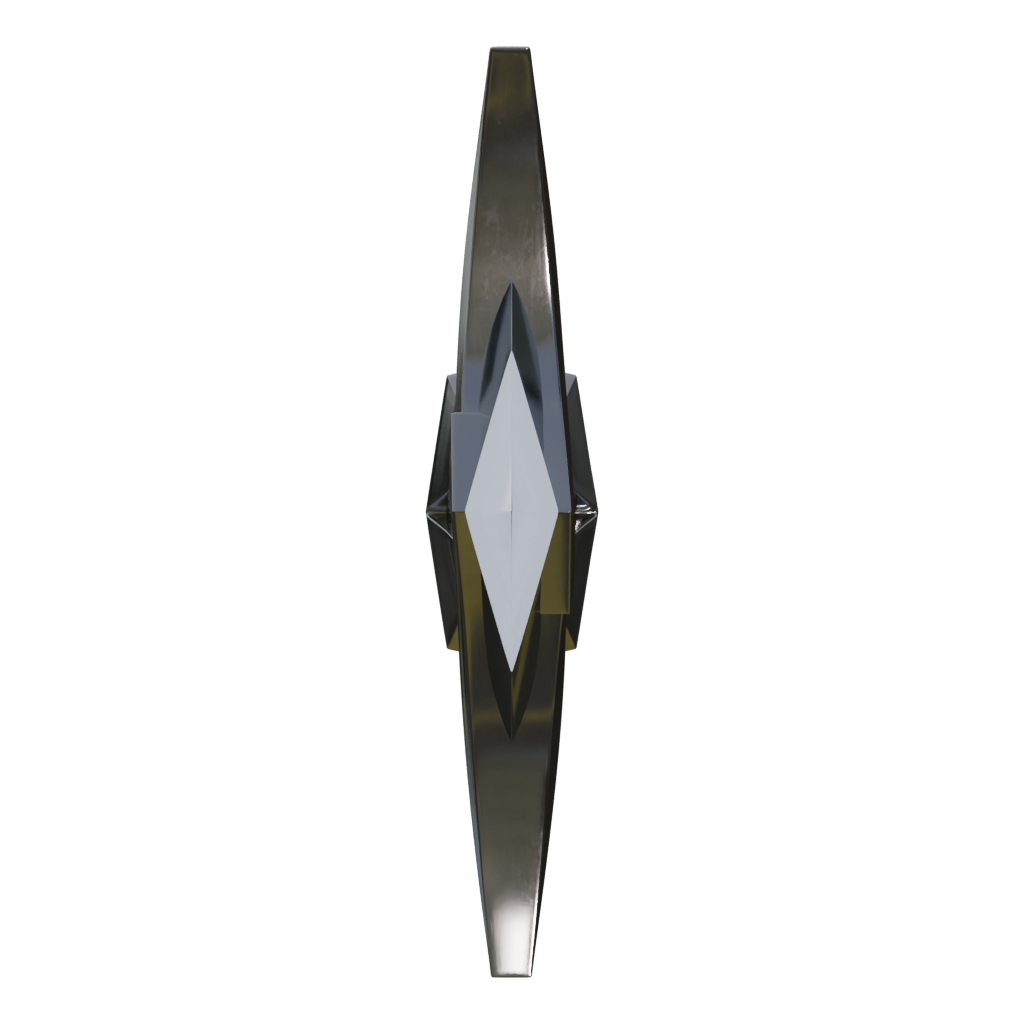 Left view of the Sting Sword 3D model