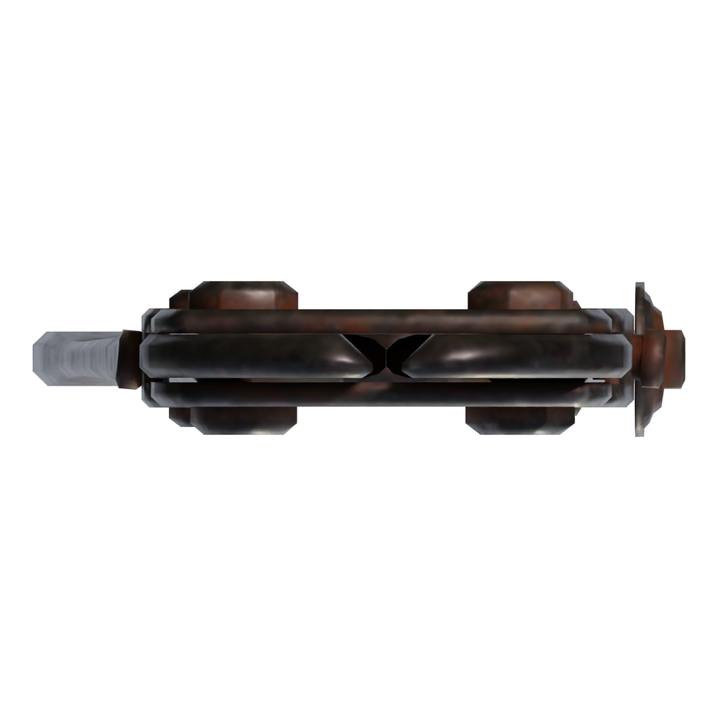 Top view of the Bolt Cutters 3D model