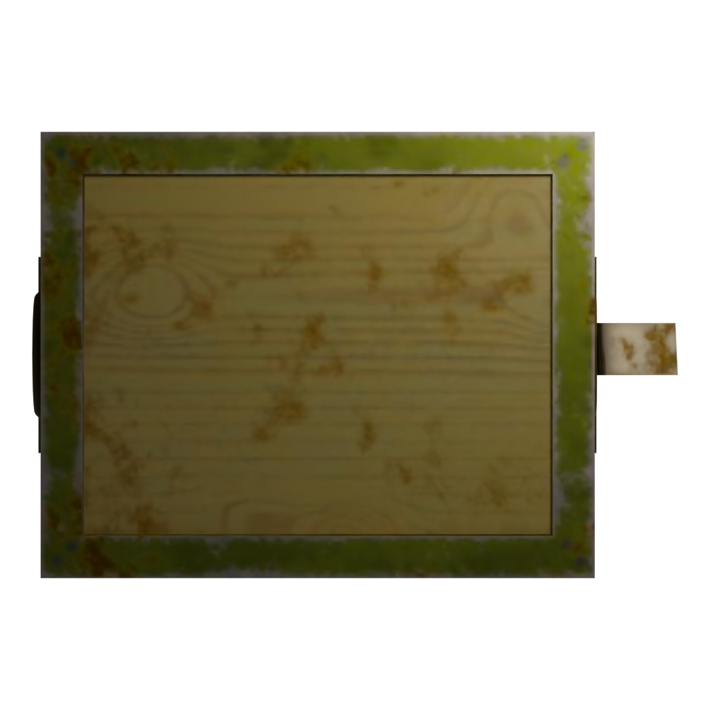 Bottom view of the Medkit 3D model