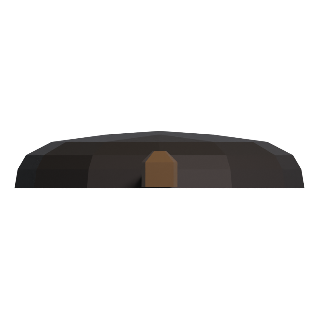 Top view of the Small Frying Pan 3D model