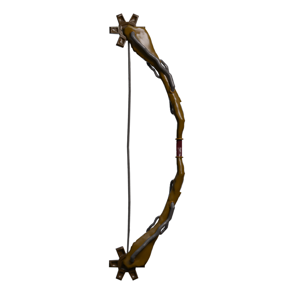 Front view of the Bow Archer 3D model