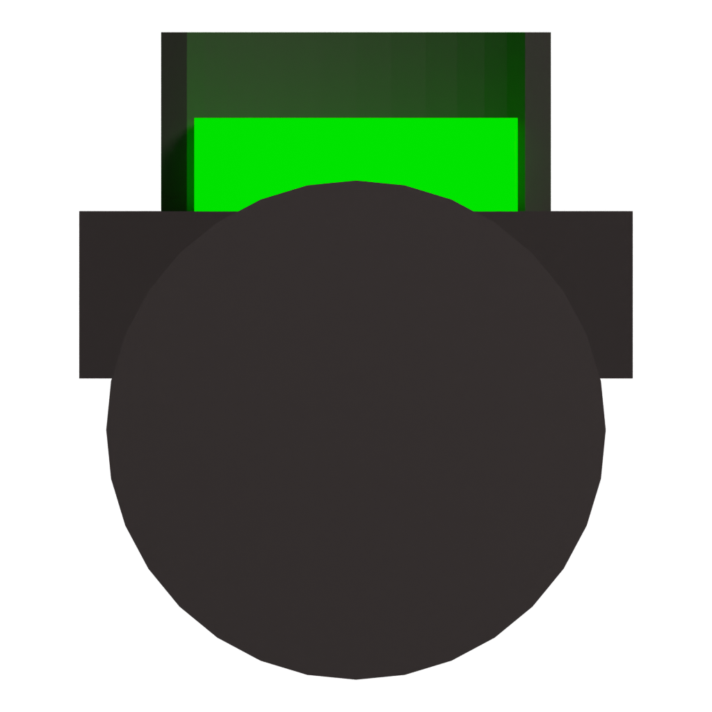 Bottom view of the Traffic Light 3D model