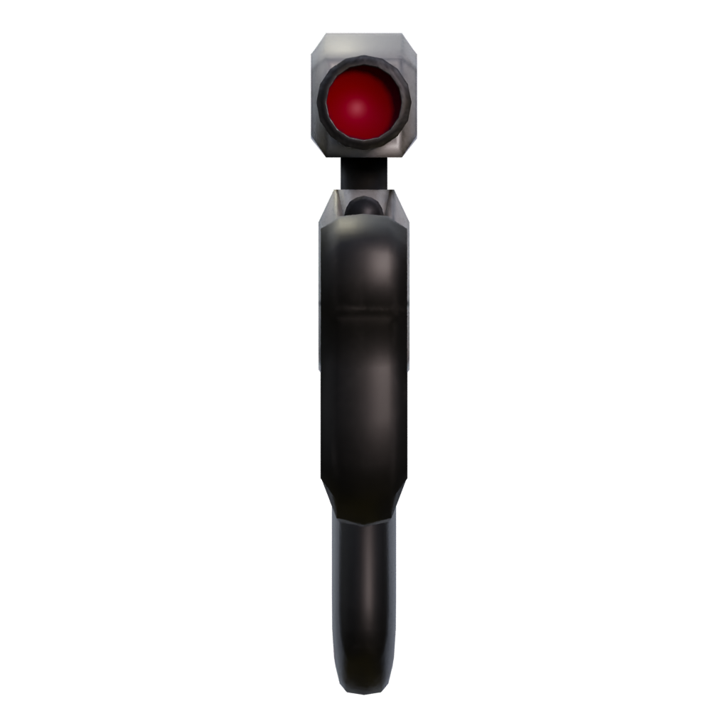 Right view of the Viper Sniper Rifle 3D model