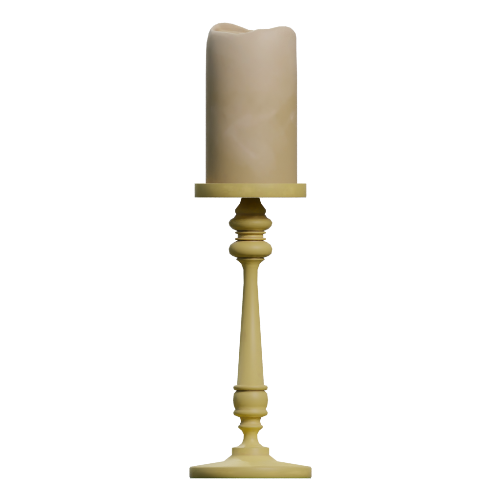 Right view of the Candle Holder 3D model