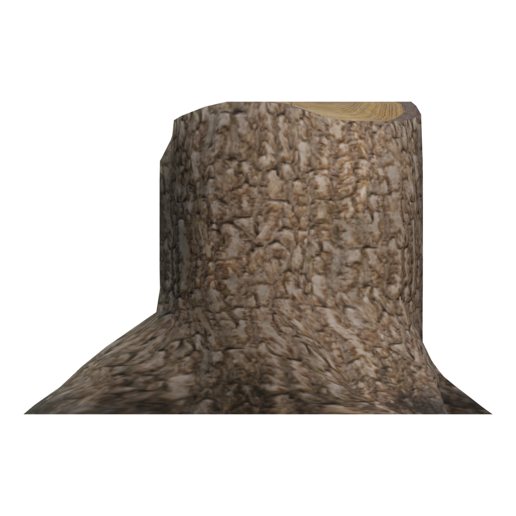 Left view of the Tree 0014 3D model