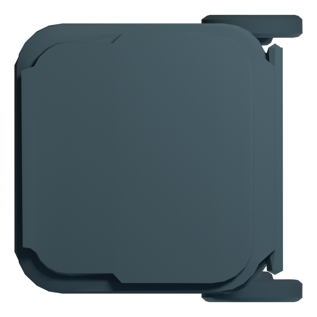 Top view of the Trash Can 3D model