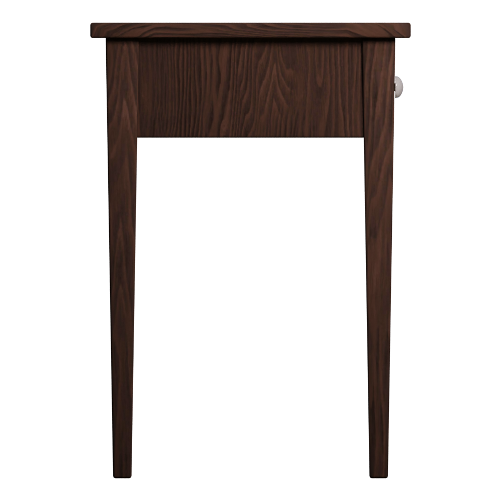 Right view of the Old Table 3D model