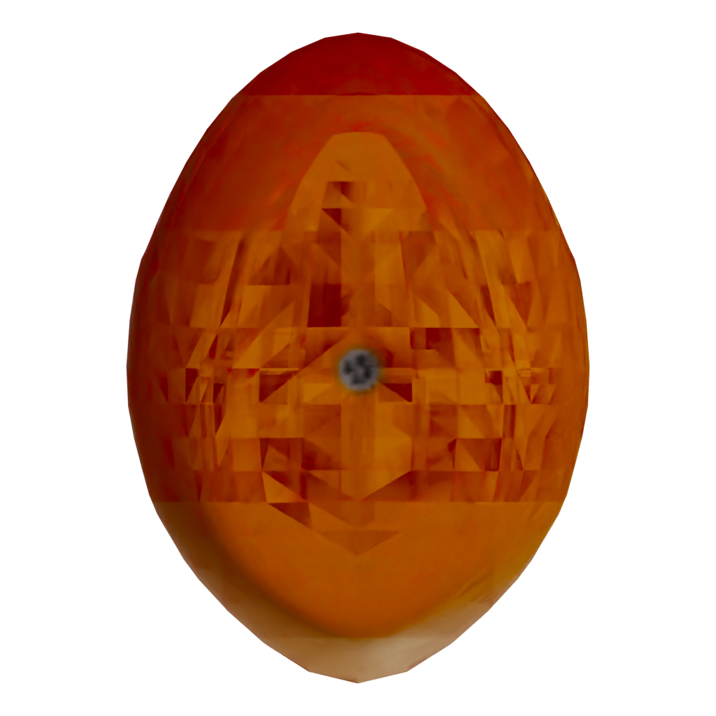 Bottom view of the Rubber Duck Toy 3D model
