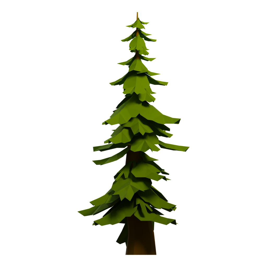 Right view of the Tree 3D model