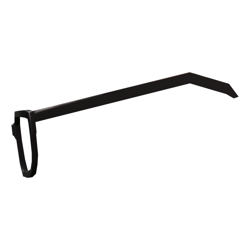 Left view of the Glasses 3D model