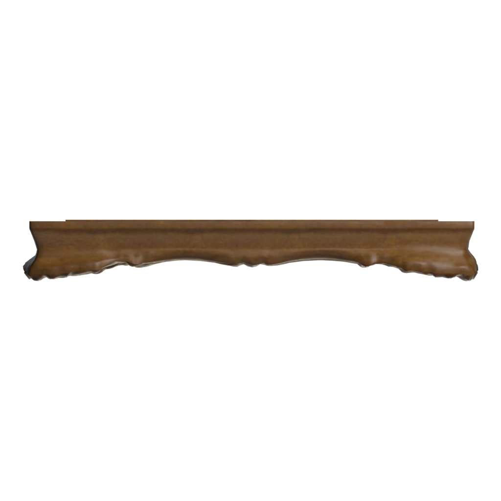 Top view of the Fancy Picture Frame 3D model