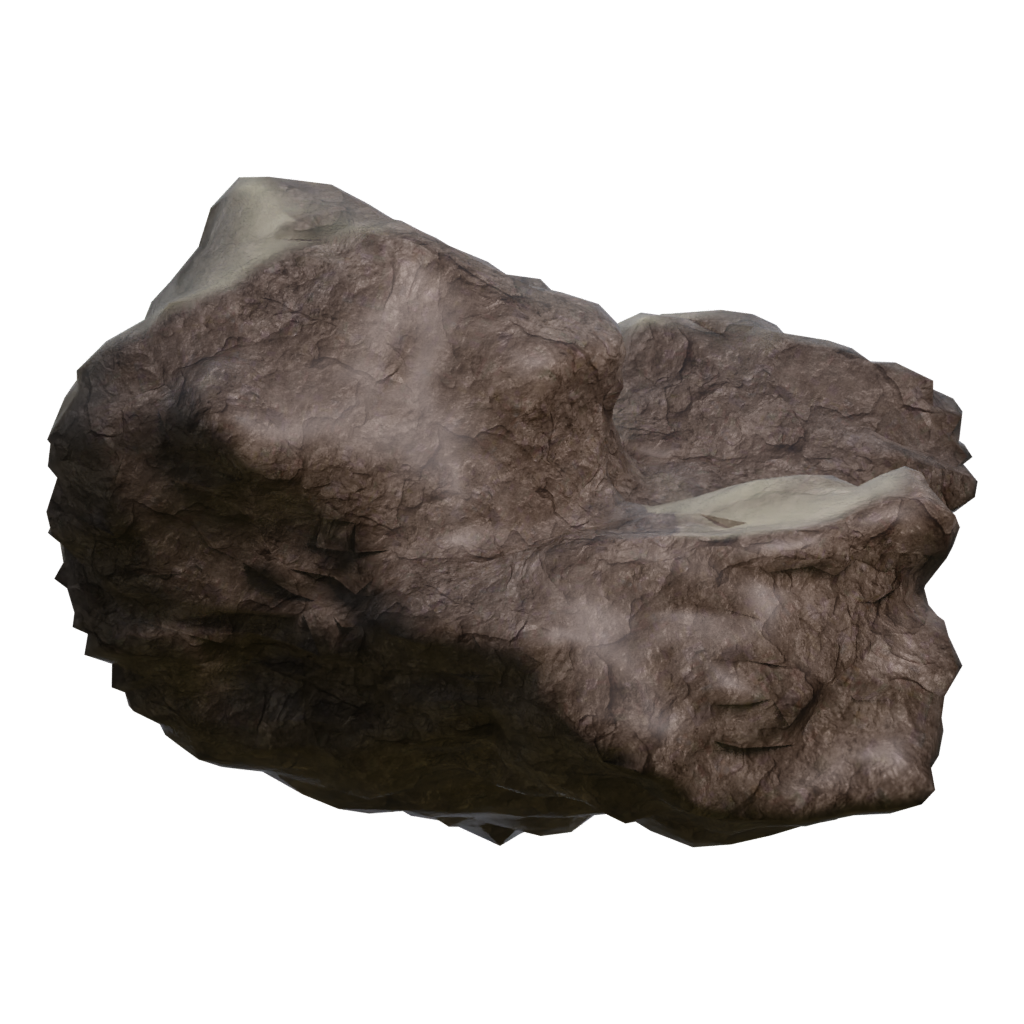 Right view of the Bodes Stone Colection 1 3D model