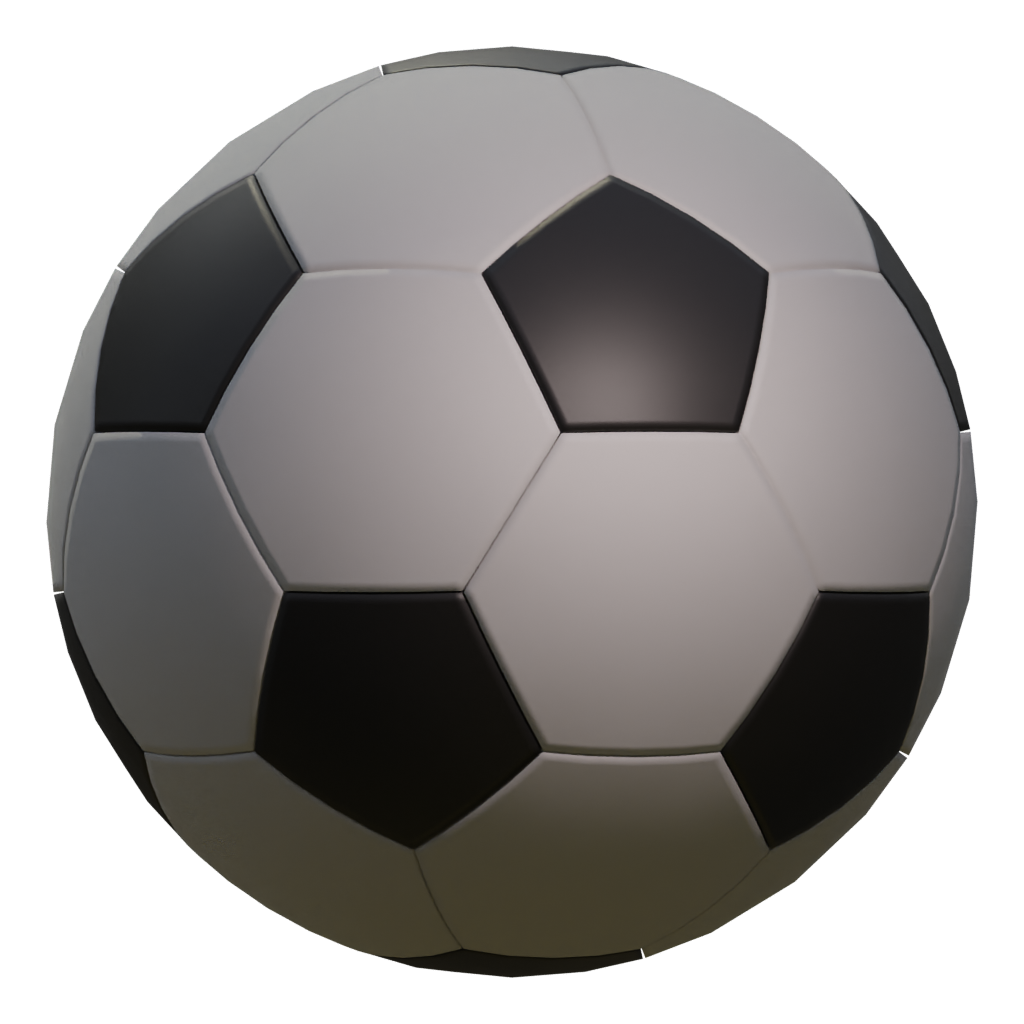 Right view of the Football 3D model