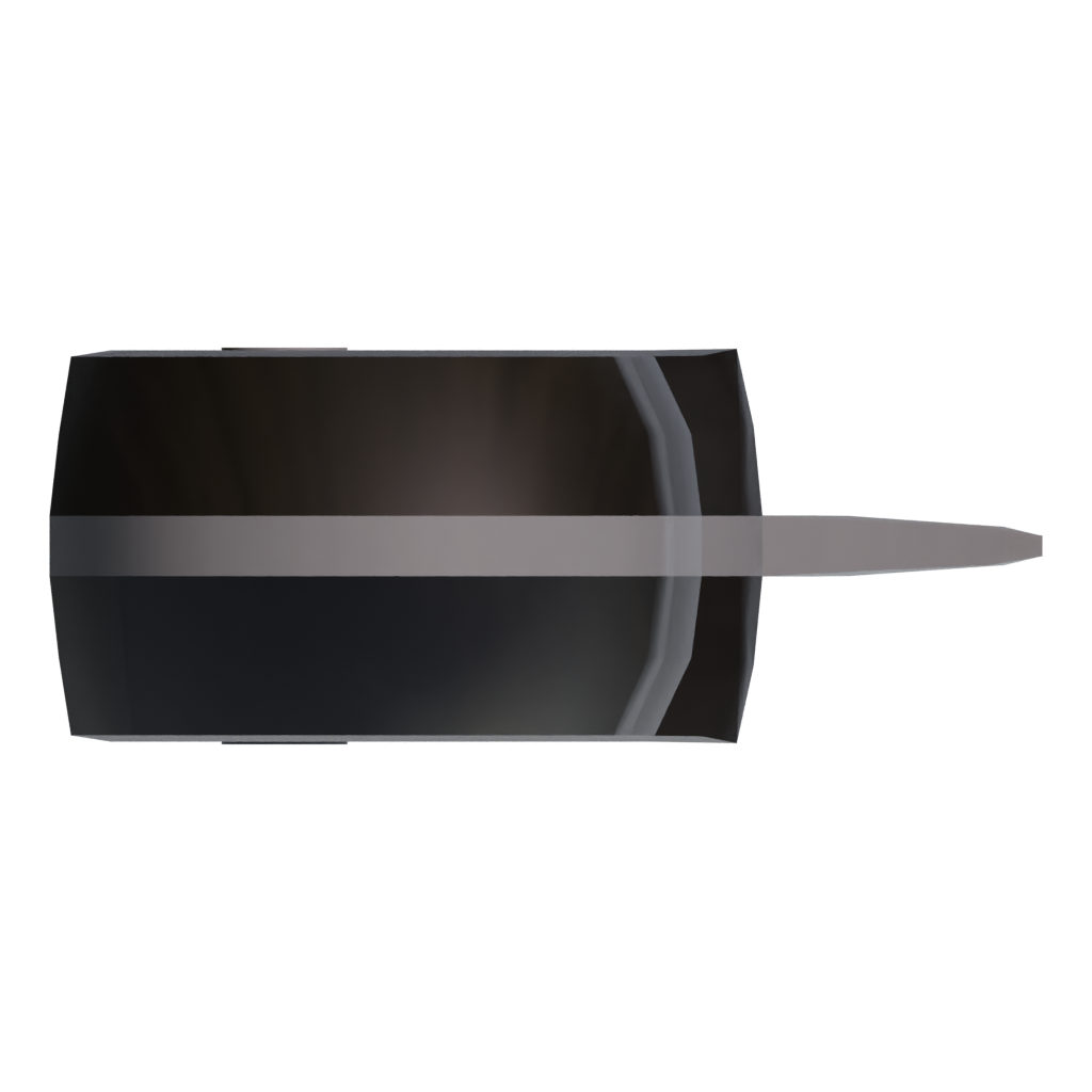 Bottom view of the Kitchen Knives Set 3D model