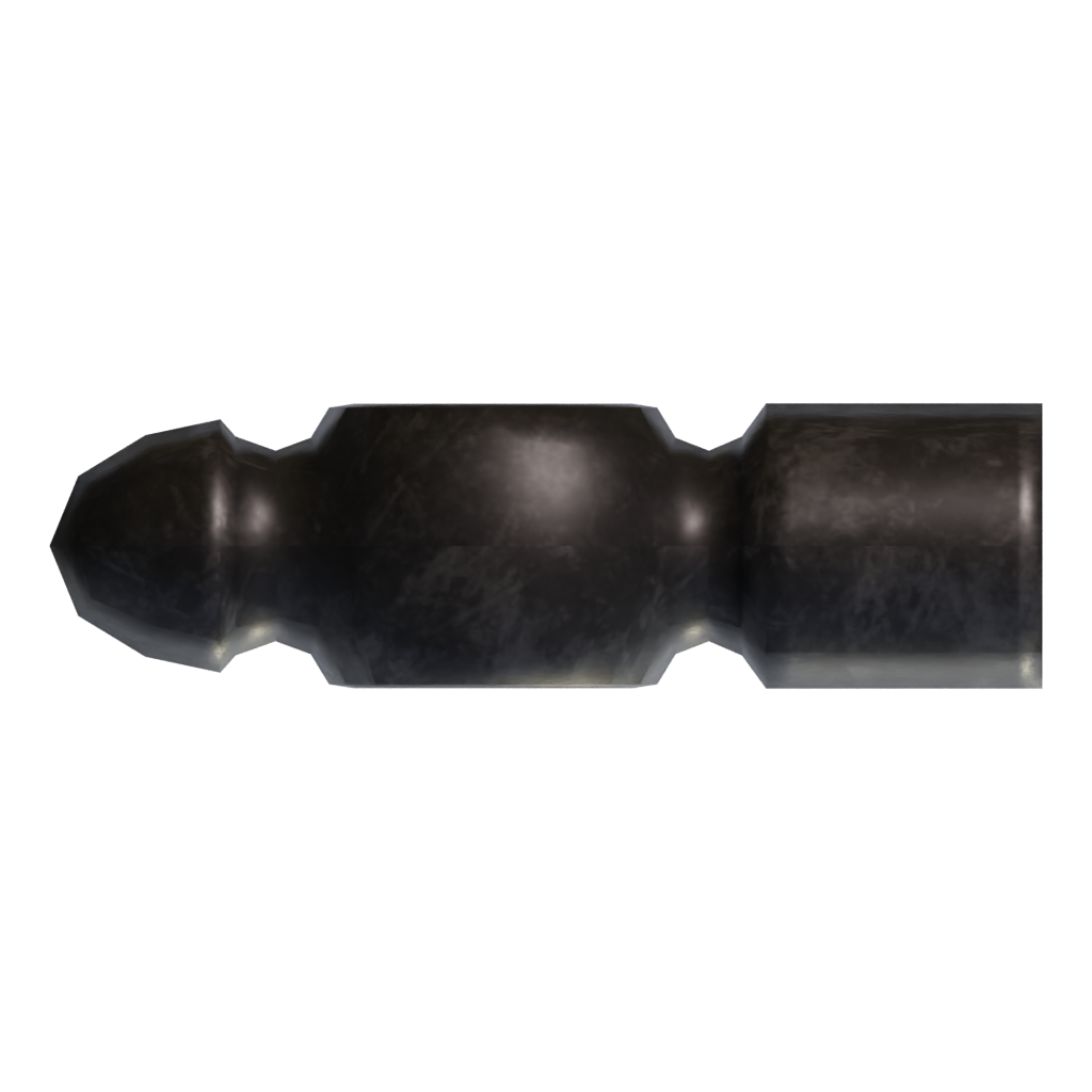 Top view of the Hammer 3D model