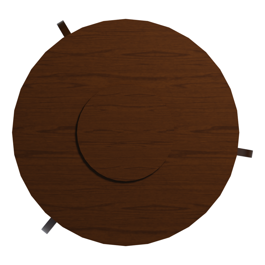 Top view of the Fern Stand 3D model