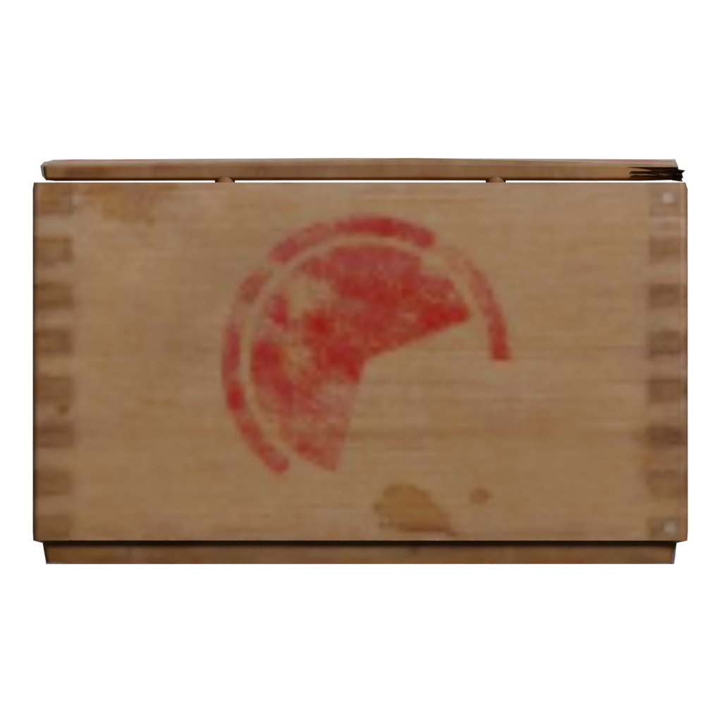 Right view of the Cheese Box 3D model