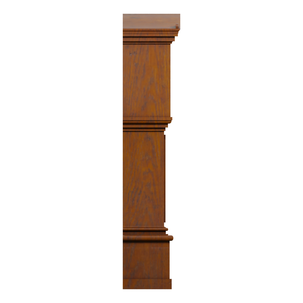 Right view of the Carrillon 3D model