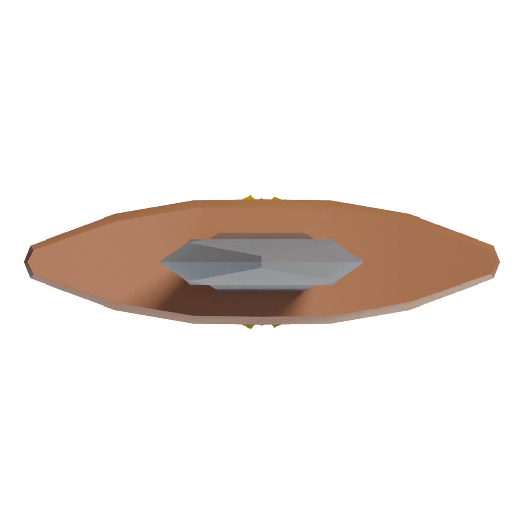 Top view of the Sword Simple 3D model