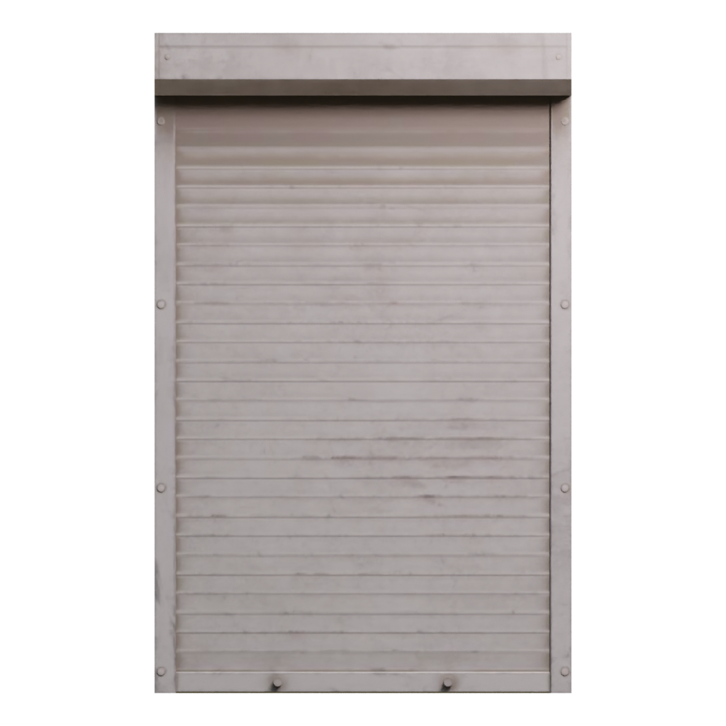 Front view of the Rollershutter Window 3D model