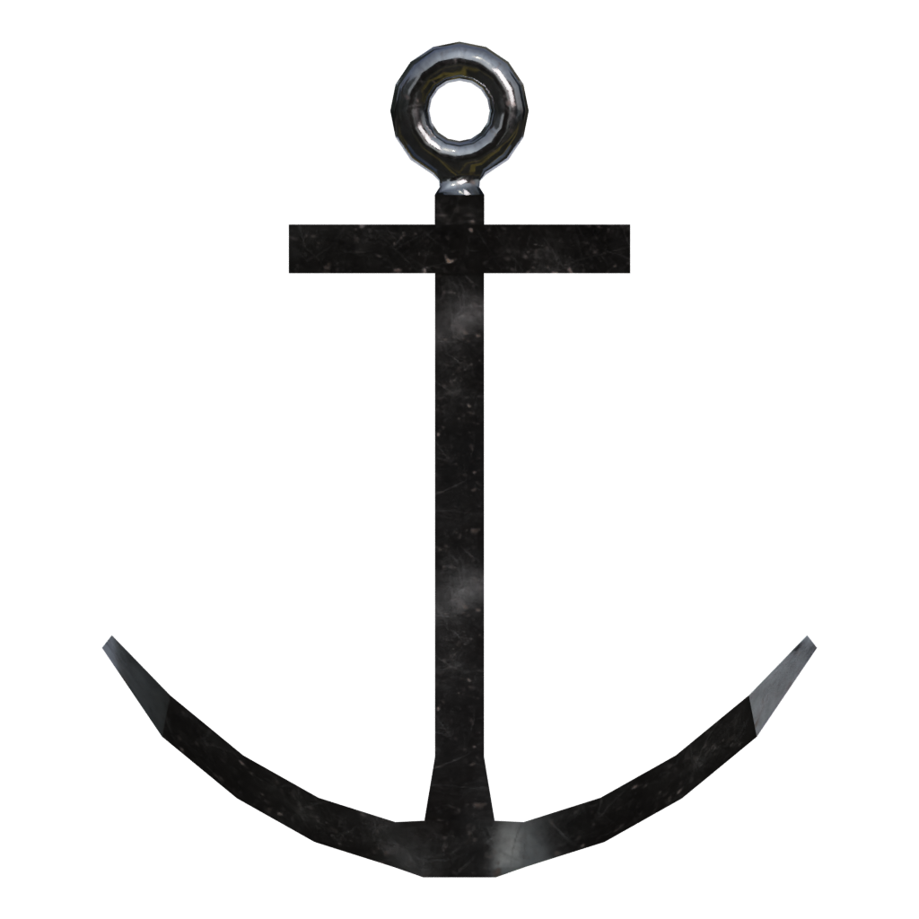 Back view of the Anchor 3D model