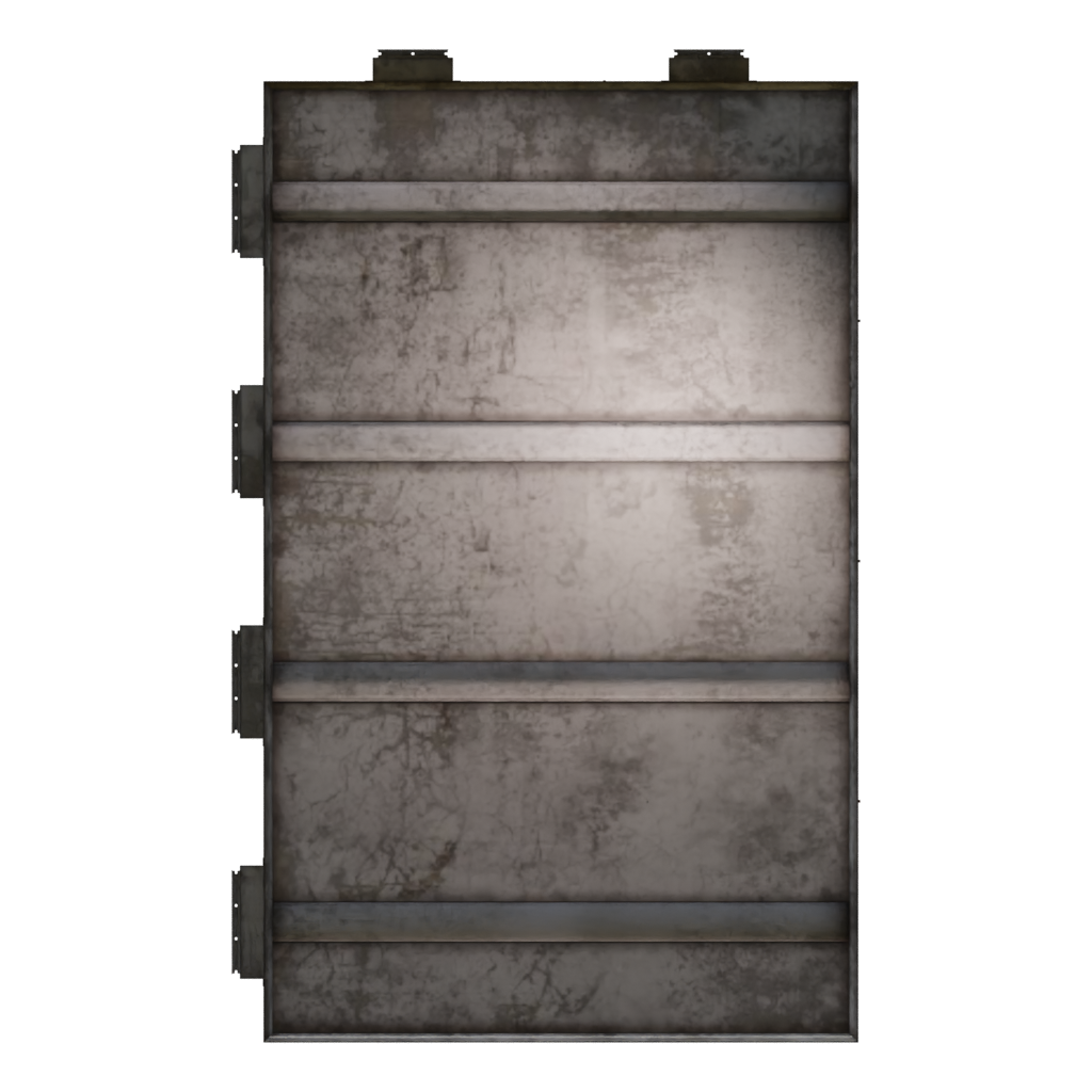 Top view of the Guard House 3D model