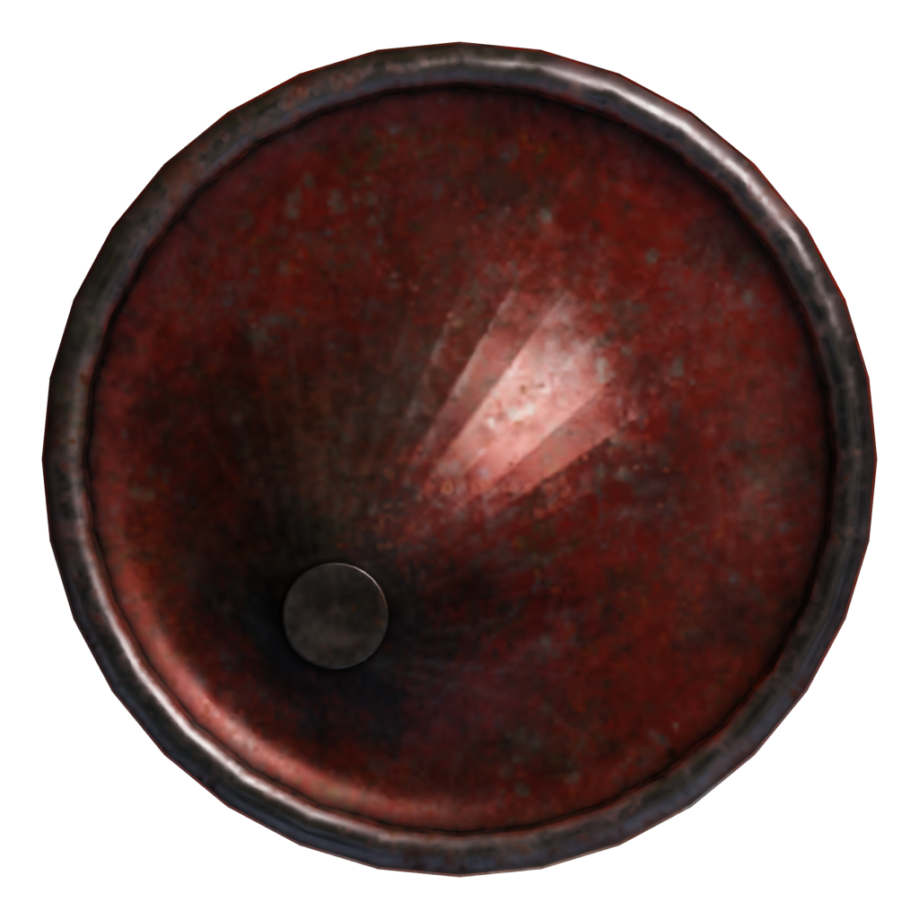Top view of the Barrel 3D model