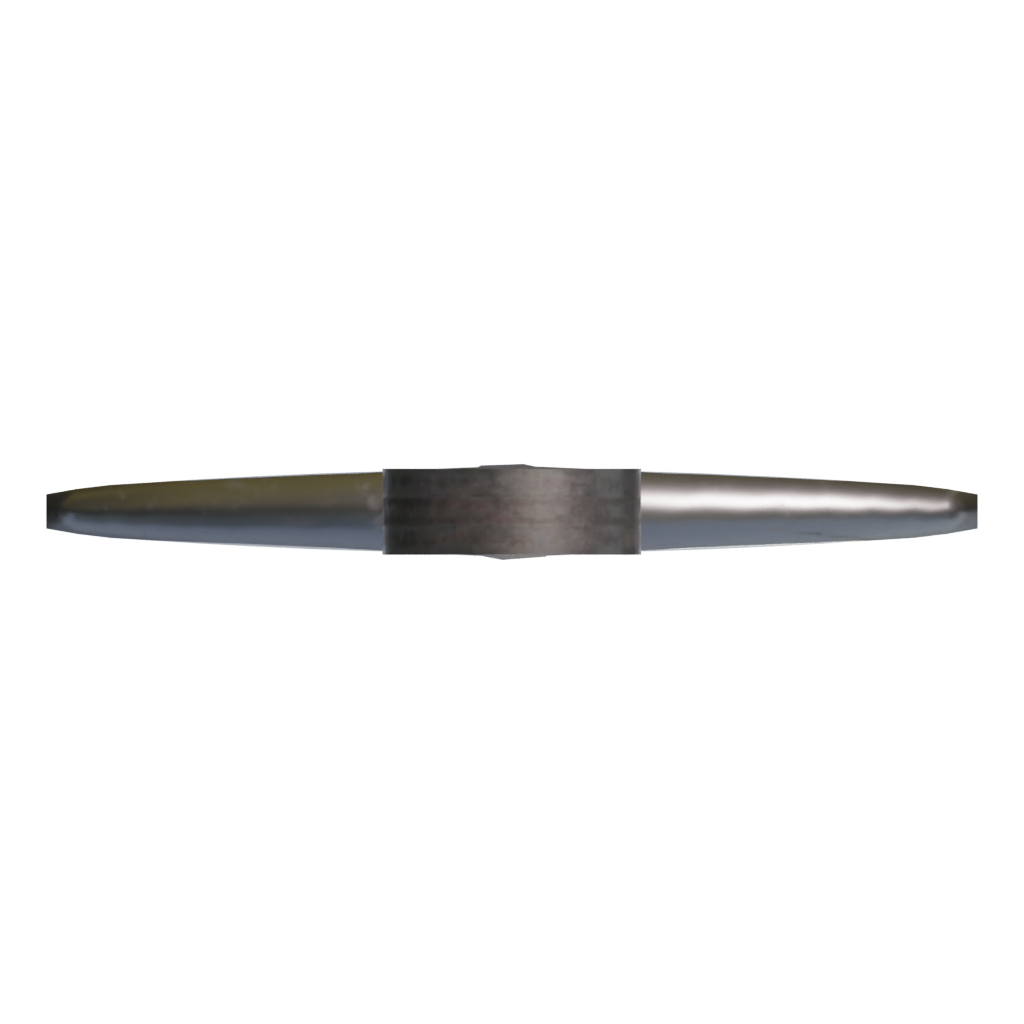 Bottom view of the Sword Of A Mercenary 3D model