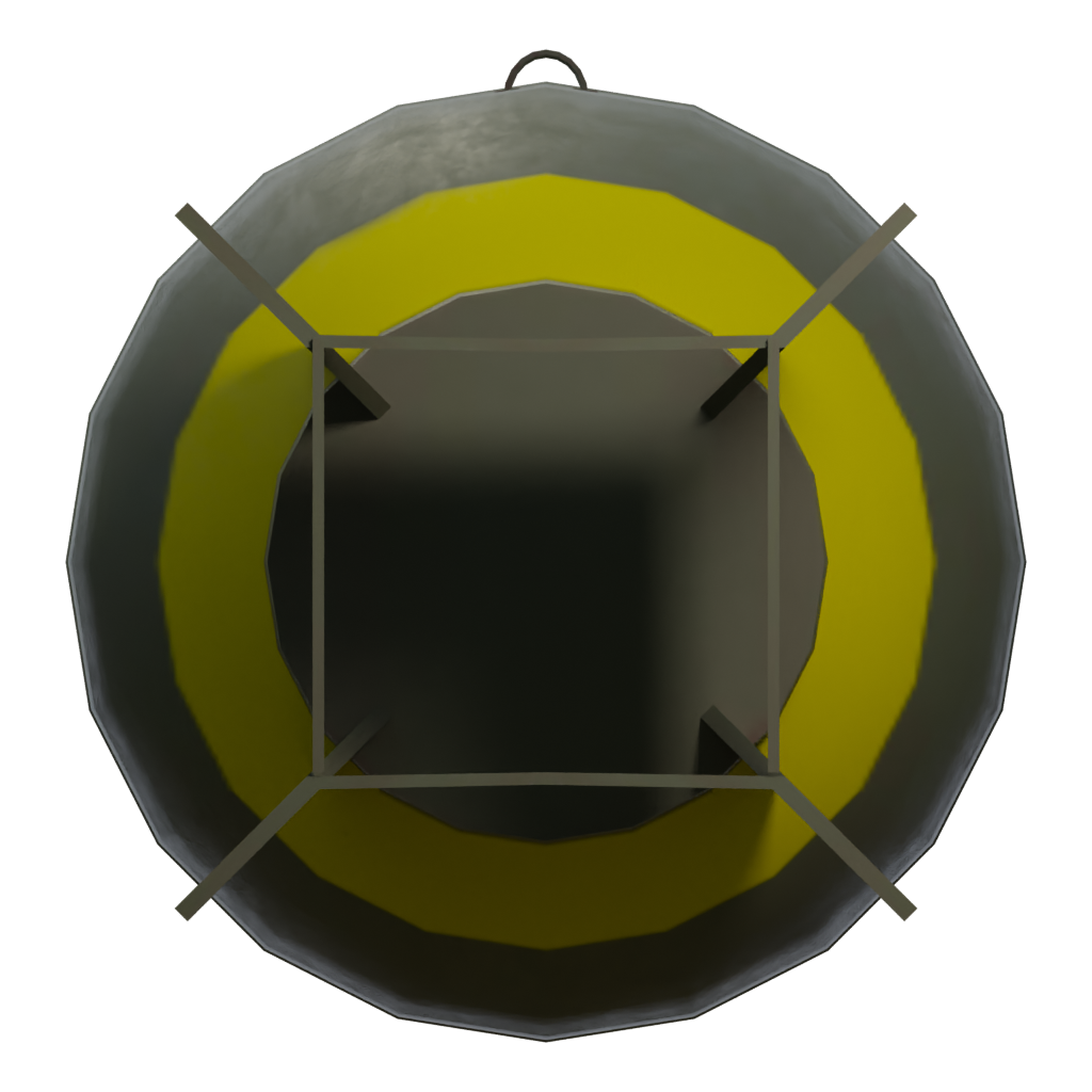Right view of the Nukerocket 3D model