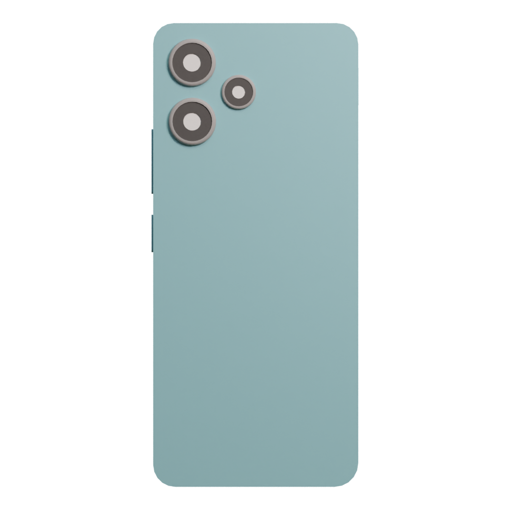 Back view of the Huawei Y6 3D model