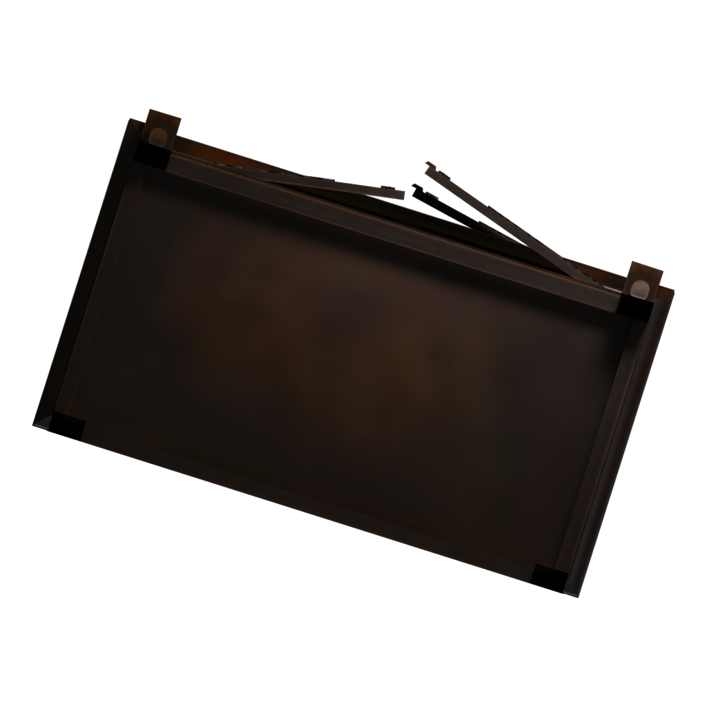 Bottom view of the Gothic Cabinet 3D model