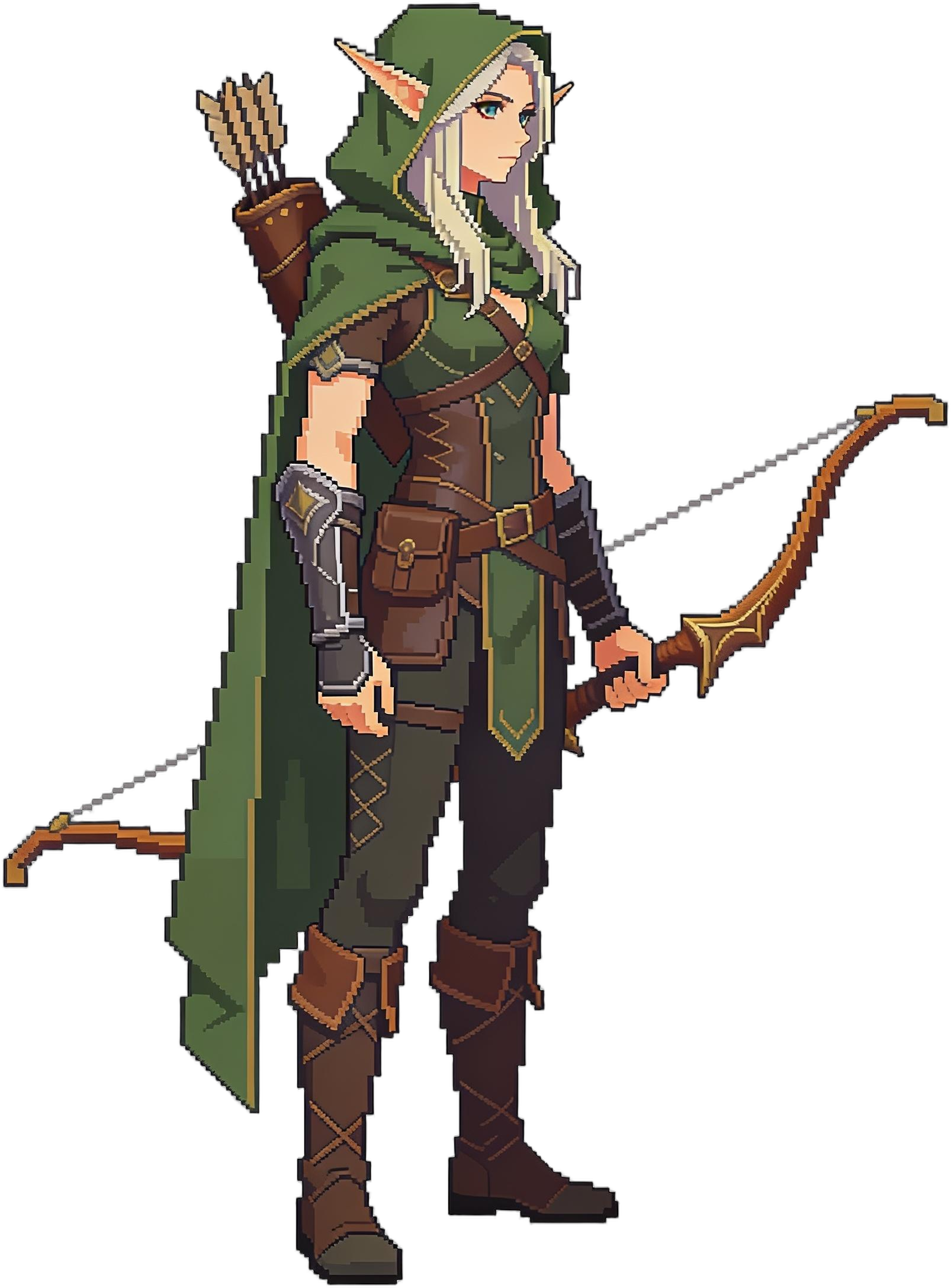 2D Sprite Animation Generator sprite example 2: production-ready 2D character animation reference