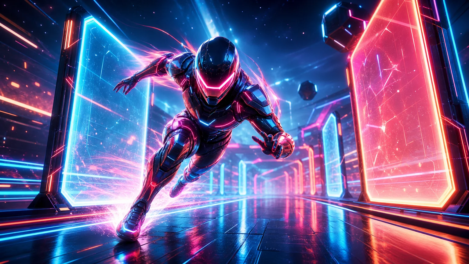 Neon Barrier Dash cover