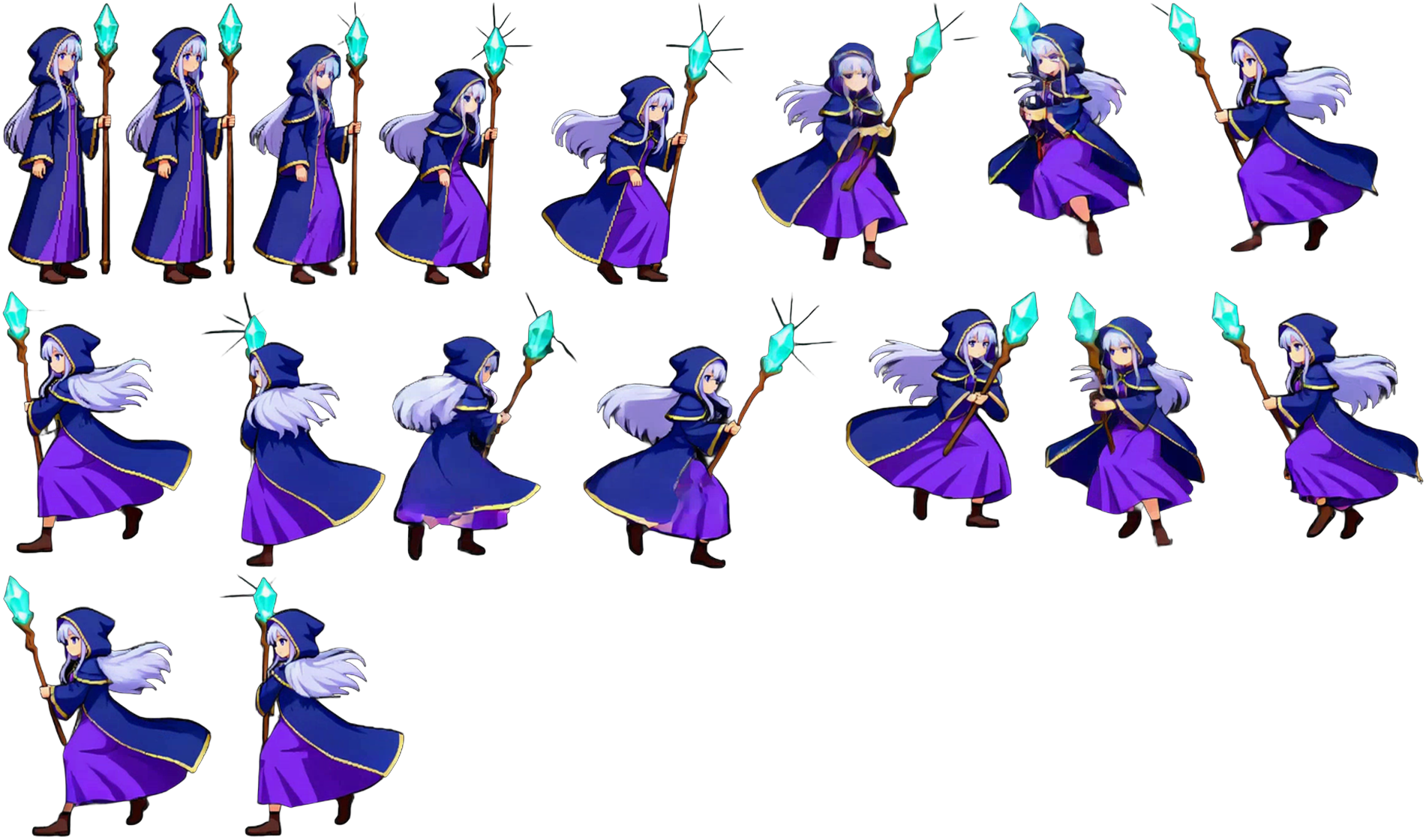 AnimatedSprite2D Generator sprite example 2: production-ready 2D character animation reference