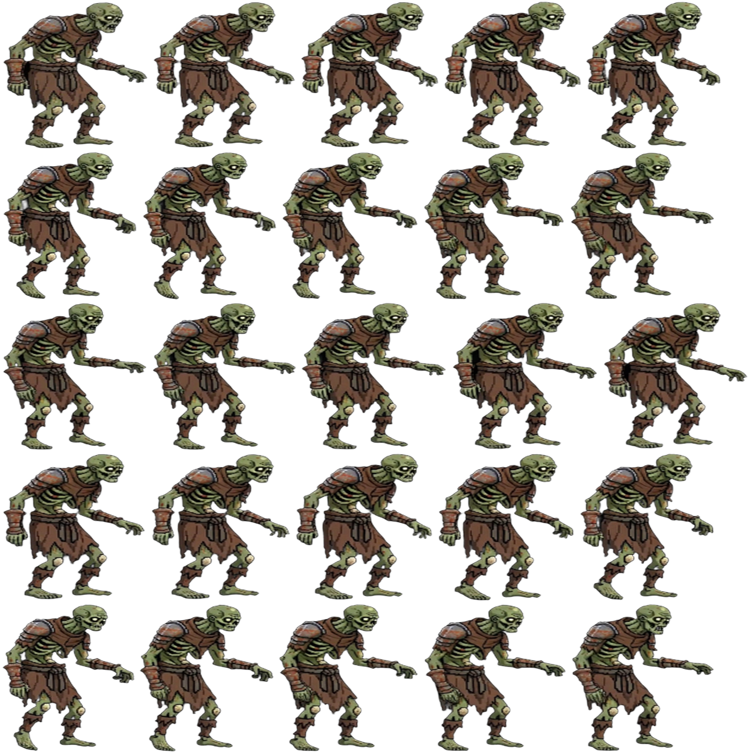 AI Pixel Art Generator sprite example 2: production-ready 2D character animation reference