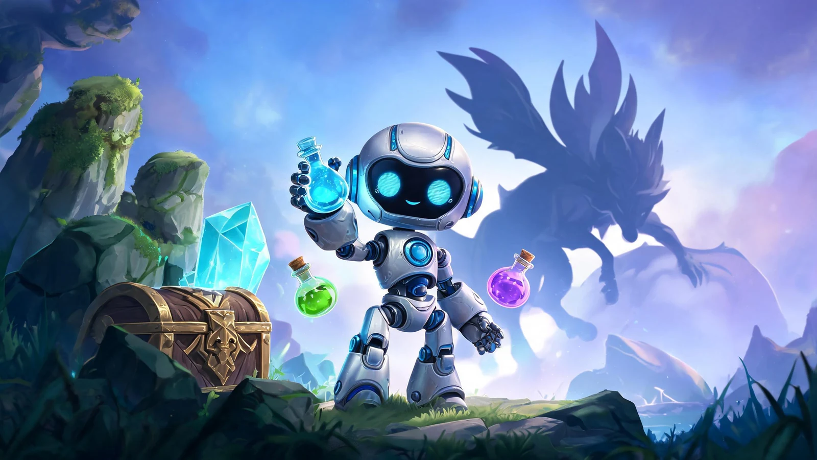 Game art generation card showing visual assets that can become a browser mini game.