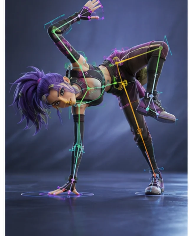 The variation: 3D Rigging and Skinning