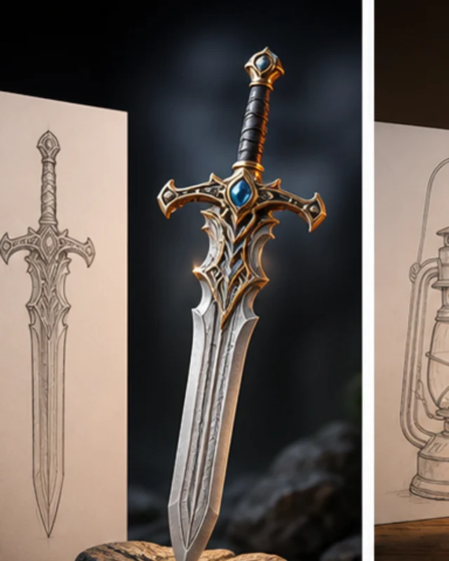 The visual reference: Image to 3D API