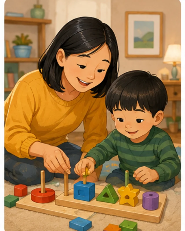 The learner action: Parent-Child Learning Games