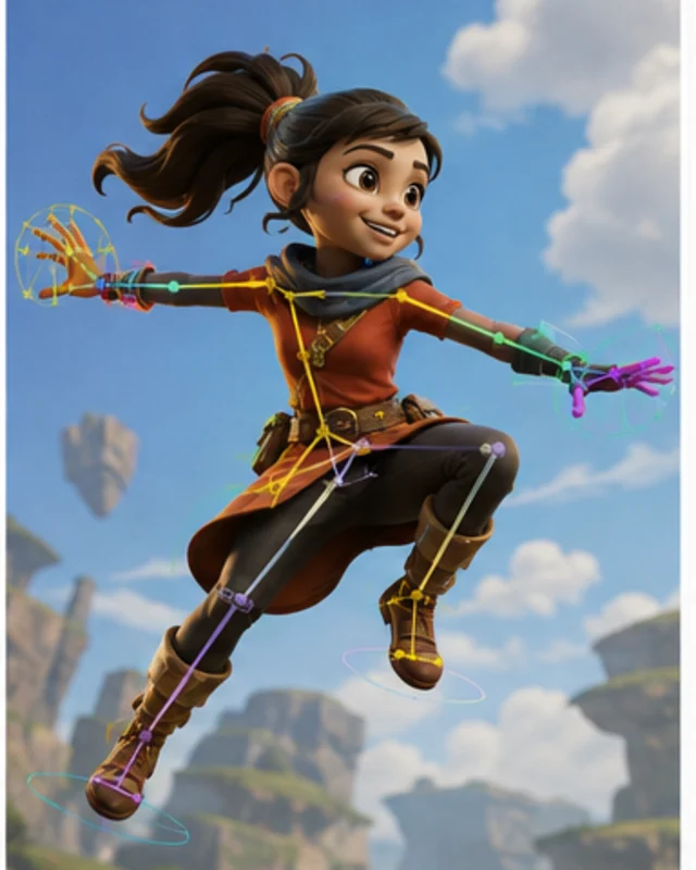 The production format: 3D Rigging and Skinning