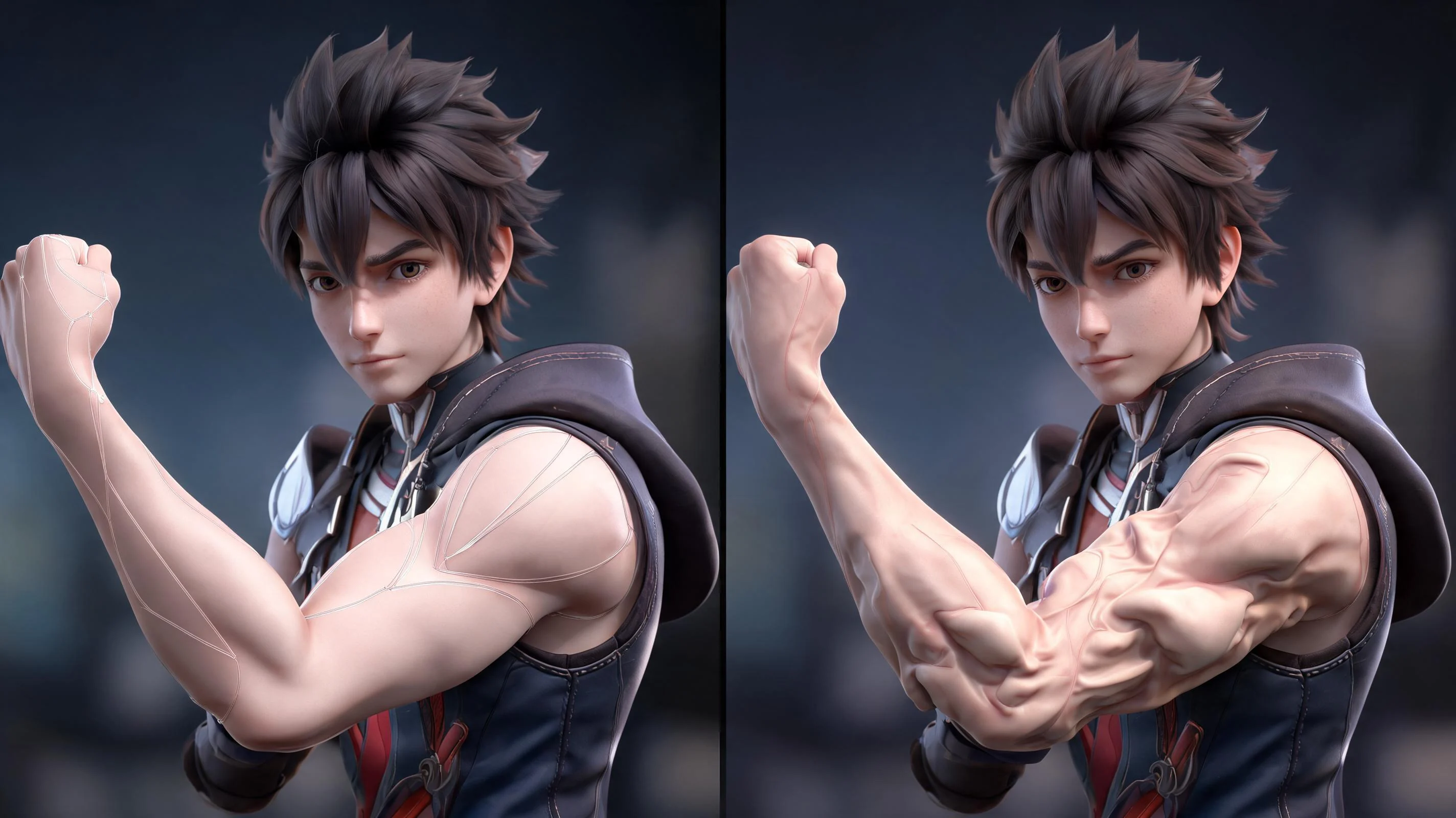 Compare Deformation Priorities illustration for 3D Character Binding