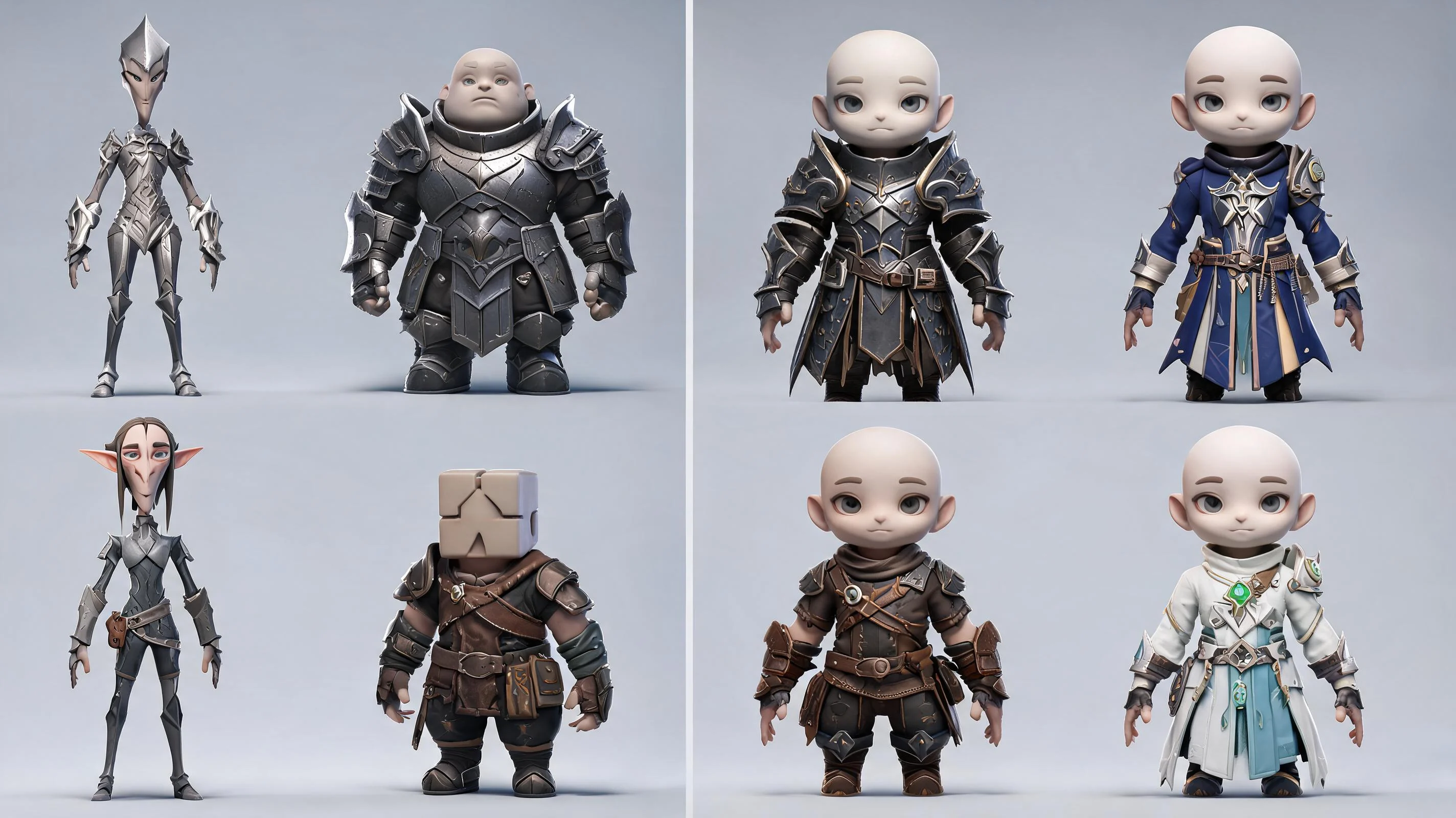 Better Asset Family Alignment illustration for 3D Character Generator