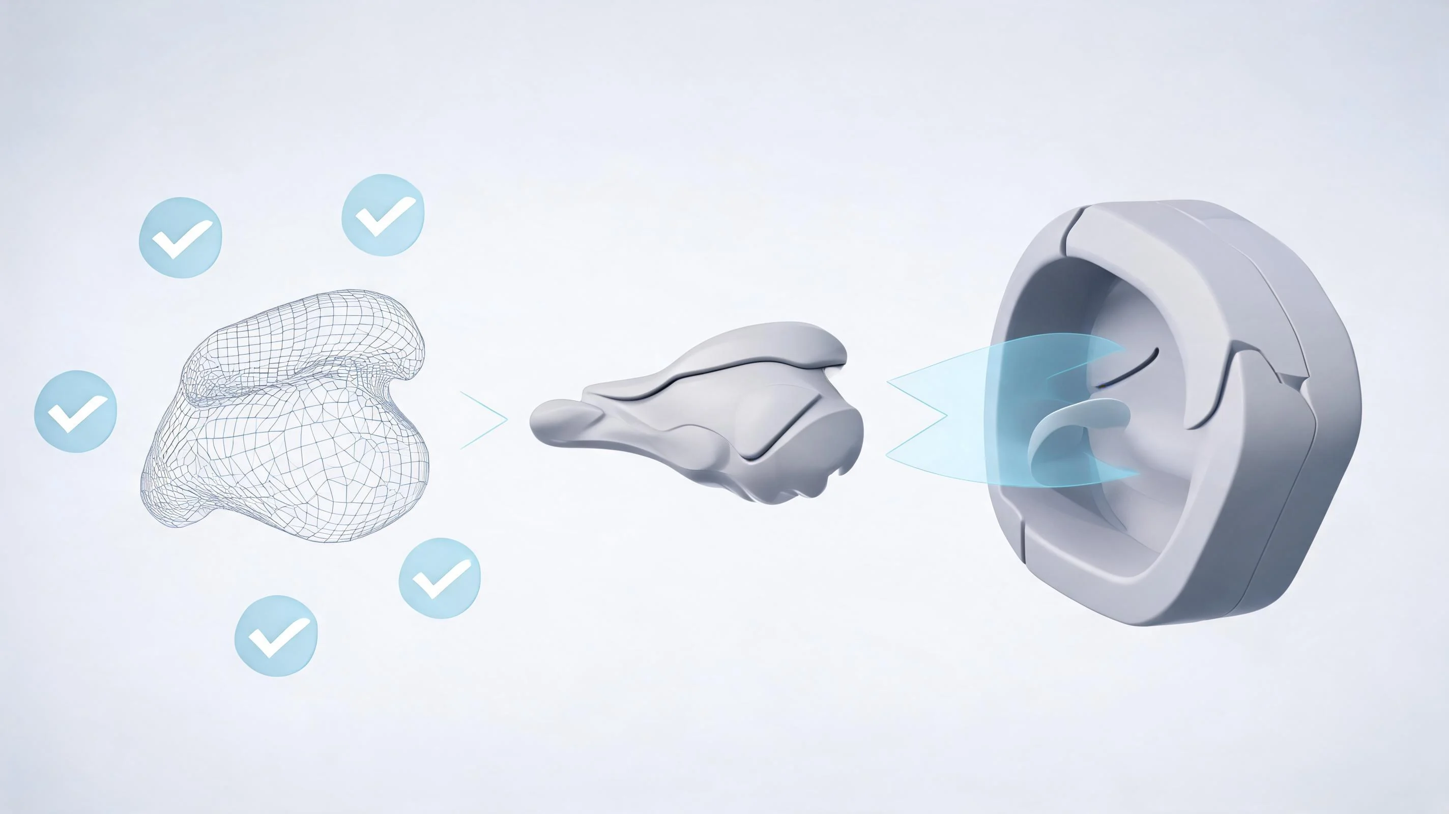 Cleaner Production Handoff illustration for 3D Model Generator