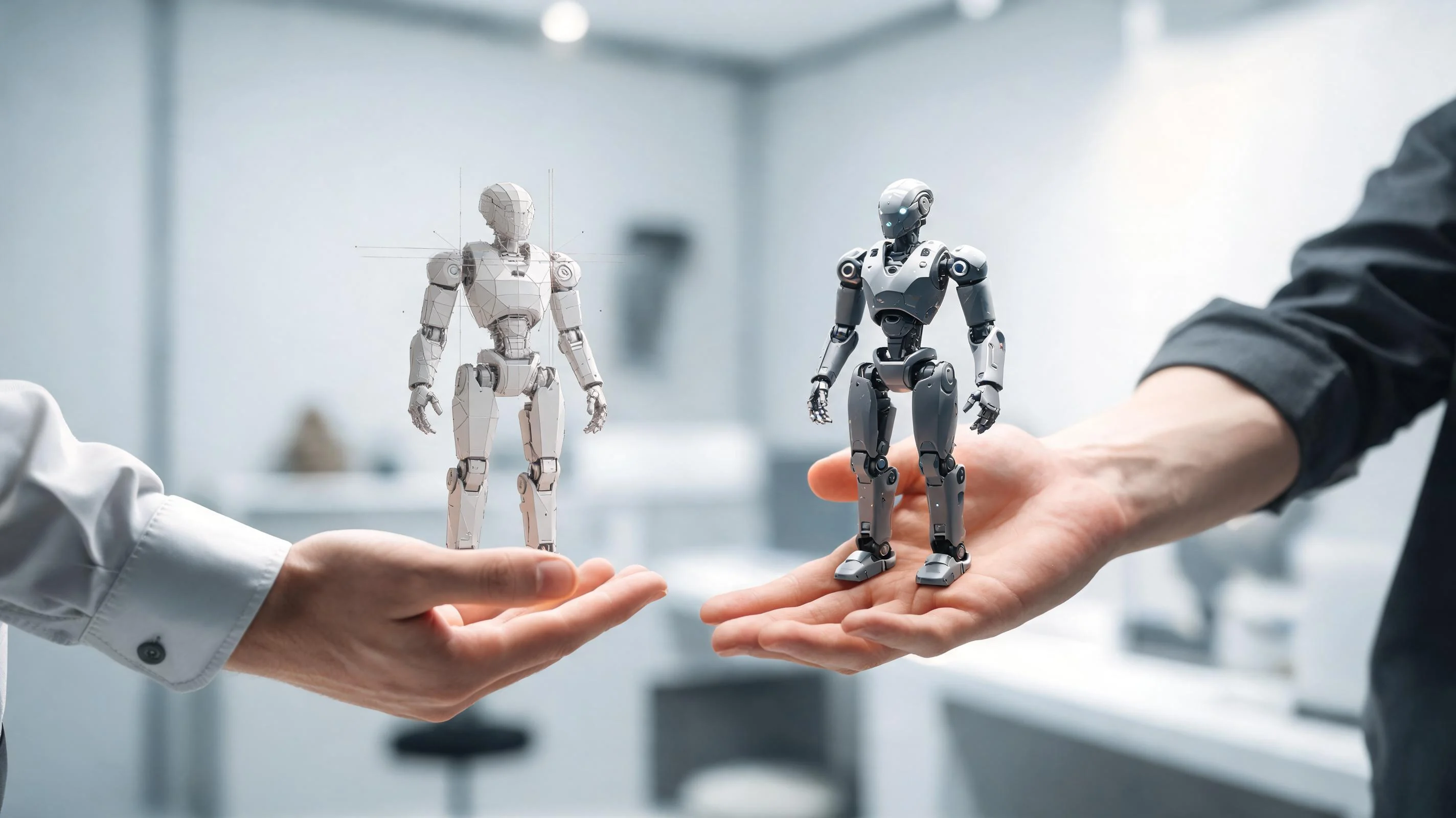 Prepare The Handoff illustration for 3D Model Prompt