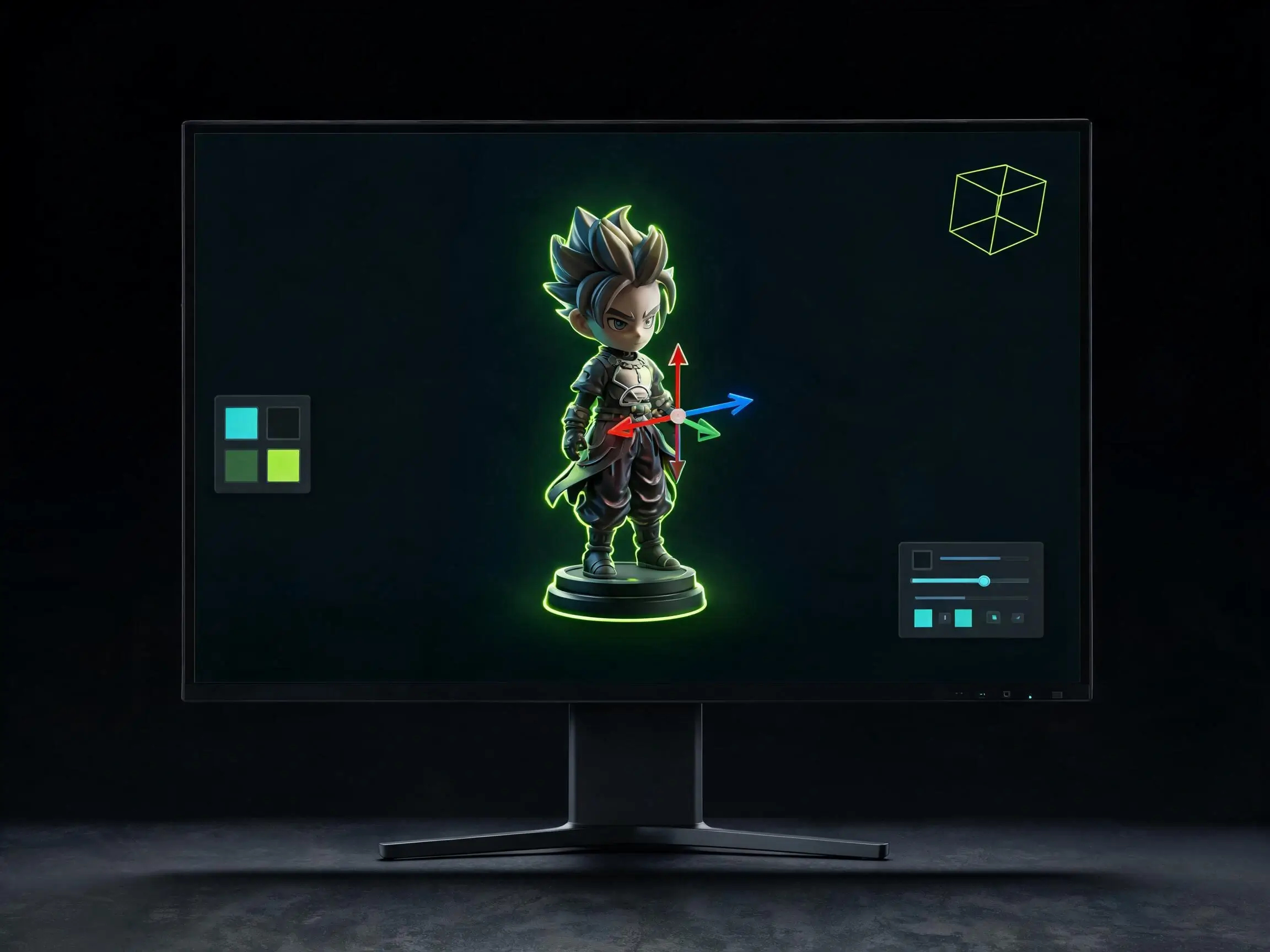 3D model preview ready for refinement