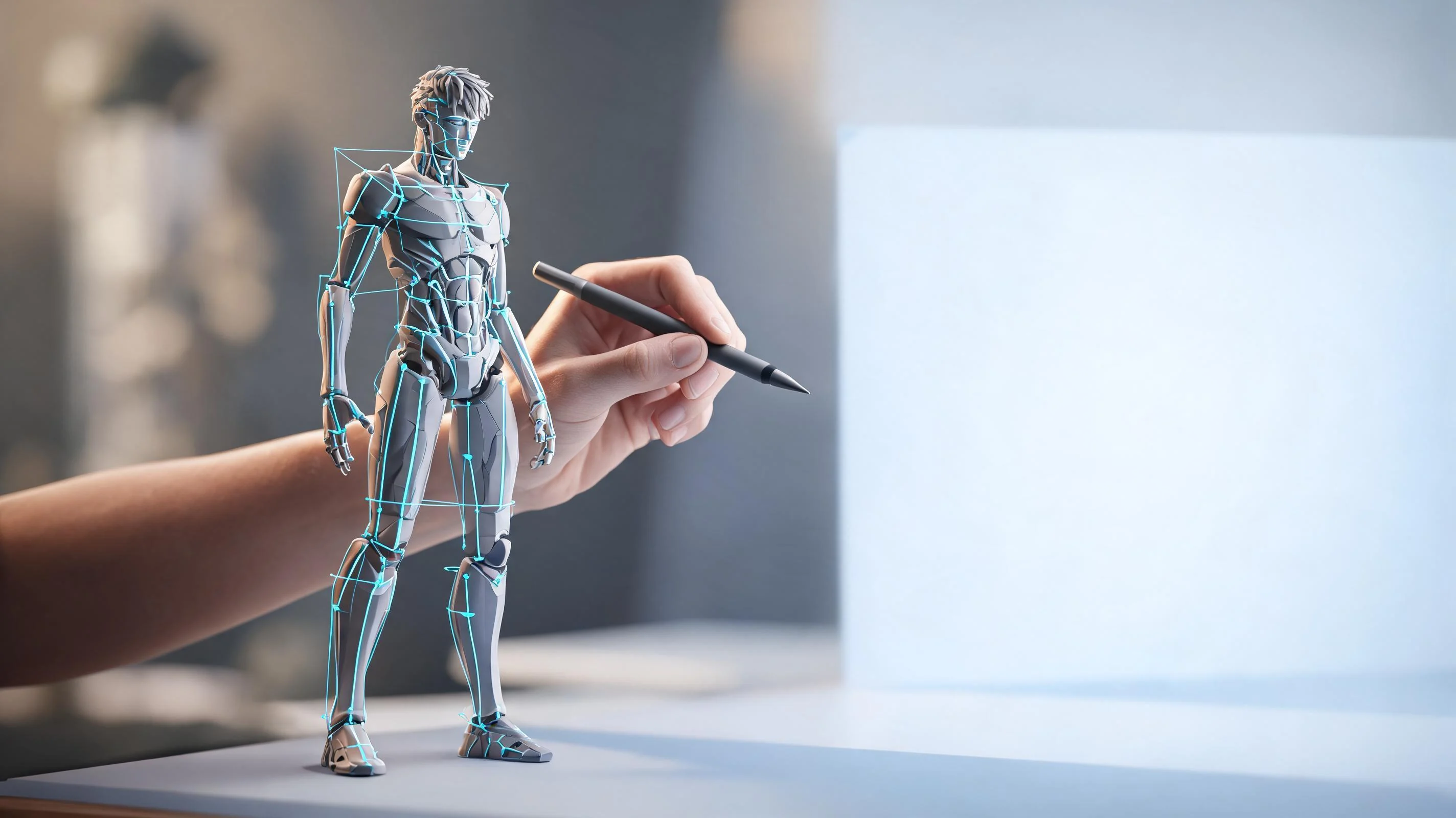 Prepare The Handoff illustration for 3D Rigging And Skinning