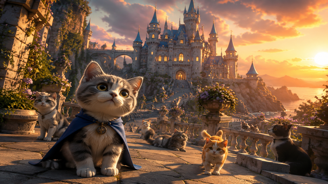 A Castle Full of Cats original game remake reference artwork 2