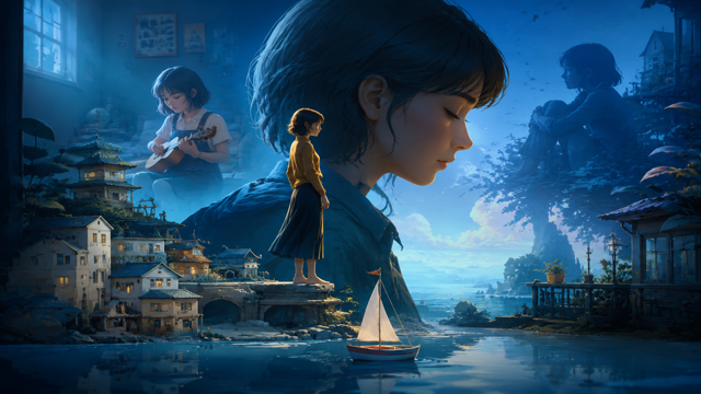 A Memoir Blue original game remake reference artwork 3