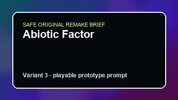 Abiotic Factor original abiotic factor diy game reference artwork 3